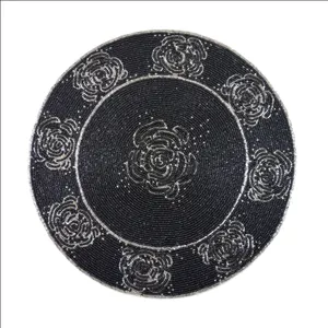 Trendy şık el yapımı boncuklu yer-paspaslar masa dekorasyon basit ve çekici bir görünüm yeni bültenleri uygun fiyata mevcut