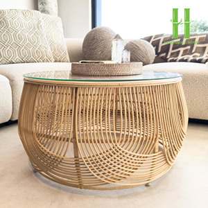 Mesa de Centro de Ratán Natural Ecológica Moderna de Tendencia, Muebles de Exterior a Precio Económico, Hechos a Mano en Vietnam - Product Image 6