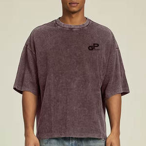 Camiseta Corta Moderna para Hombre con Corte Recto, Textura Suave y Estilo Casual Urbano Elevado - Product Image 1