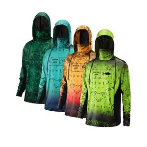 Chemise de pêche respirante personnalisée unisexe grande taille à manches longues anti-UV 50+ séchage rapide impression par sublimation performance 100% polyester - Product Image 5