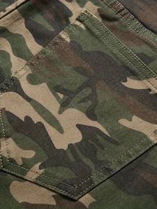 Pantalones vaqueros de pierna recta con bolsillo lateral de camuflaje para hombre, mezcla de algodón, lavable a máquina, no elásticos, transpirables, rectos, para hombre - Product Image 5