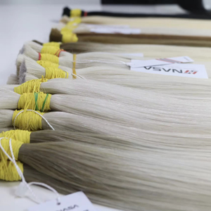 Extensiones de cabello a granel de alta calidad Cabello vietnamita Double Drown 100 gramos Todos los colores 16 pulgadas - Product Image 1