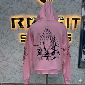 Sweat à capuche zippé en coton 100% de qualité supérieure, imprimé en relief, écologique, respirant, prix abordable, pour hommes - Product Image 4