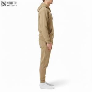 Fleece Cotton Streetwear Hip Hop Oversized Print Jogger Hoodies Sets Zipper Tracksuits Streetwear Puff Printing <b>Sweat</b> <b>Suit</b> - Product Image 3