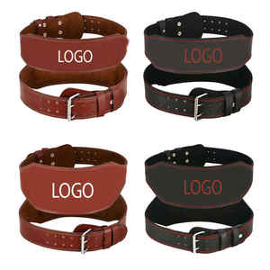 เข็มขัดยกน้ำหนักหนังวัวคุณภาพสูงสำหรับฝึกผู้ชายเข็มขัดยกน้ำหนักหนังวัวสำหรับงานหนักปรับแต่งโลโก้ได้ - Product Image 2