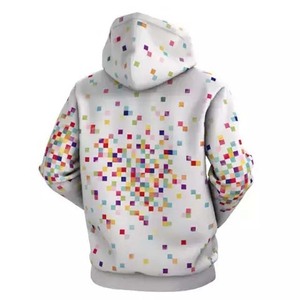 Sudaderas de hombre personalizadas con forro polar de algodón y mangas completas al por mayor sudaderas con capucha de sublimación en blanco de poliéster impresas en 3D transpirables básicos - Product Image 6