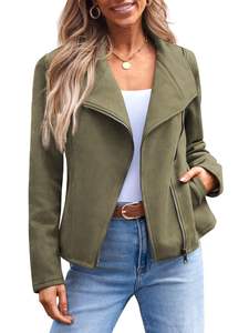 Vestes d'hiver en cuir véritable de peau de mouton pour femmes |   Veste en cuir pour femme, dernière tendance, disponible en grande quantité, personnalisable - Product Image 6