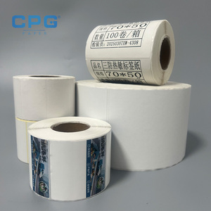 Premium Thermal Transfer Labels 5030mm 4020mm 75*50mm Phenol Free Thermal Shipping Label <b>Paper</b> for Safe Packaging - Product Image 1