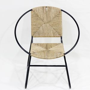 Chaise en corde de jute et métal Comehome, vente chaude, mobilier de salle à manger moderne, durable et robuste - Product Image 5