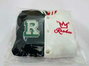 แจ็กเก็ตเลตเตอร์แมนสำหรับผู้หญิง, เสื้อแจ็คเก็ตผ้าคอตตอนนุ่มสบายแขนหนังโพลีเอสเตอร์ปักลายคอตั้ง - Product Image 6