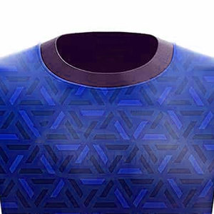 Dernier style, vente en gros, maillot de sport imprimé grande taille à manches courtes, design personnalisable, 100% polyester - Product Image 4