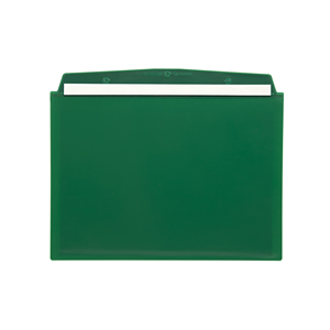 Portadocumenti con tasca trasparente, autoadesivo, DIN A6 orizzontale, Verde, 10 pz. / Confezione.- SDSK/6110-05 - Product Image 2