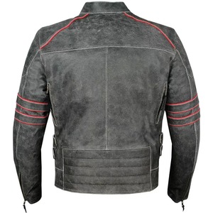 Chaqueta de Cuero Clásica de Motociclista, Cuero Genuino, Ajuste Personalizado, Pedido al por Mayor - Product Image 5