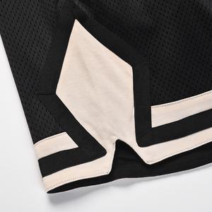 Vintage Custom Casual <b>Basketball</b> Uniform <b>Shorts</b> <b>Men</b> High Quality Double Mesh Retro Training Quick Dry Breathable High Waist - Product Image 5