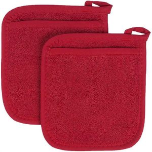 Simple Multi-colors 100% Organic Cotton Gots Certified High-temperature Anti-hot Insulation Kitchen Baking Microwave <b>Pot</b> <b>Holder</b> - Product Image 6