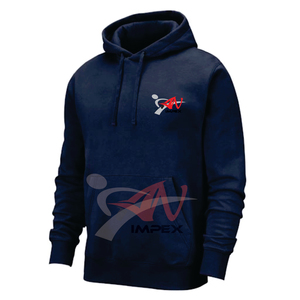 Sweat-shirt à capuche d'hiver personnalisé pour homme, haute qualité, imperméable, anti-plis, matière flexible, logo personnalisé, vente en gros - Product Image 1