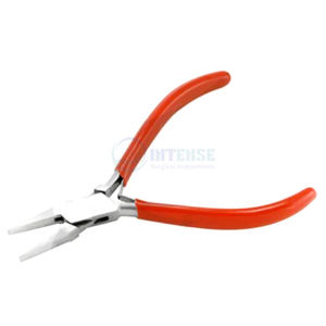 Alicates de punta plana intensos de alta calidad, herramientas de fabricación de joyas de 110mm, acero duradero para envolver Alambre de abalorios, artesanía DIY al por mayor - Product Image 6