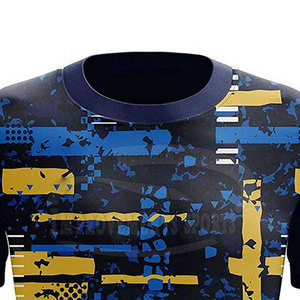 100% polyester, meilleur prix, jersey imprimé à manches courtes, taille plus, respirant, séchage rapide, unisexe - Product Image 3