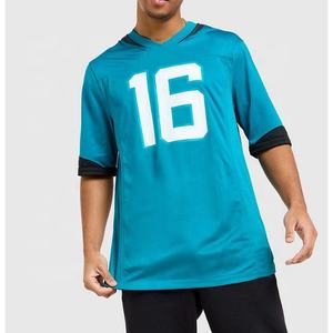 Maillot de football américain surdimensionné personnalisable pour hommes Maillot en maille de taille supérieure pour les fans d'équipe - Product Image 1
