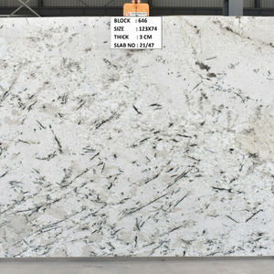 Dalle polie en marbre blanc d'Alaska Tuile de calcite moderne pour hôtel de luxe et villa intérieure Imperméable 1 an flambé pour hôpitaux - Product Image 1