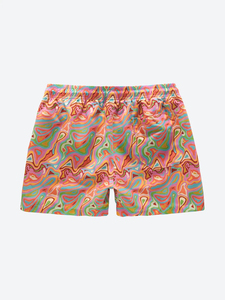 Pantalones cortos de tabla de sublimación OEM personalizados para Hombre Pantalones cortos de surf de secado rápido en blanco con patrón de impresión - Product Image 6