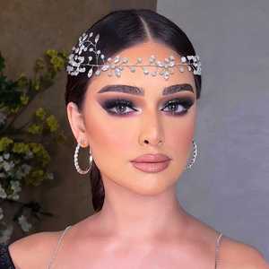 Bridella BHP142 <b>Silver</b> Rhinestone & Crystal Bridal <b>Headband</b> with Comfortable Fit for Weddings Proms & Formal Events - Product Image 3