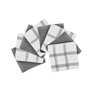 Serviettes de cuisine traditionnelles inspirées du golf certifiées GOTS 100% coton brodé léger 40x60cm Inde B2B quantité minimale de commande OEM ODM prêt - Product Image 6
