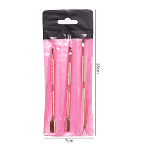 <b>Cuticle</b> Pusher Nail Polish Remover Gel Nail Polish Peeler Scraper Stainless Steel Clean Manicure <b>Tools</b> For Fingernails - Product Image 4