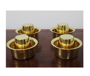 Juego de posavasos de metal decorativo con hermosos patrones artísticos para mejorar la experiencia gastronómica y la estética de la sala de estar - Product Image 4