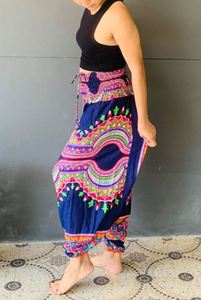 2025 Best Selling Women's Mid Breathable Eco-Friendly <b>Baggy</b> Hippie Fitness <b>Yoga</b> <b>Pants</b> Light Weight Quick Dry All Printing Dance - Product Image 3