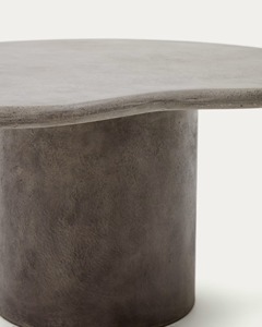Table basse en ciment organique en béton massif pour extérieur intérieur Mobilier de salon moderne - Product Image 3