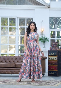 Nuevos Kurtis de Fiesta Cómodos, Largos hasta el Suelo, Tejidos en Lino/Algodón para Mujer, en Oferta Online - Product Image 4