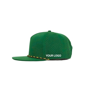 Gorra de Golf de Alto Rendimiento Directo de Fábrica, 5 Paneles, Logotipo Personalizado, Perforada con Láser, Dos Tonos, Cierre a Presión, Cinta Interior Personalizada - Product Image 4