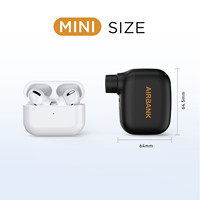 Accessoires de Vélo Pompe à Vélo Gonfleur de Pneus Sans Fil Mini Pompe à Air Électrique pour Vélo