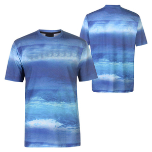 Camiseta Casual Ligera de Algodón 100% para Hombre, Estilo Holgado, Tejido Jersey, Logotipo Frontal Personalizable, Corte Ajustado - Product Image 1