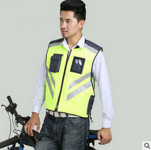 Chaleco reflectante para montar en bicicleta, trajes de carreras, reflectante, fabricantes de ropa personalizados - Product Image 4