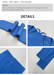 Conjunto Deportivo de Dos Piezas para Mujer, Talla Grande, Reversible, Color Sólido, Brasier Deportivo y Pantalones, Ropa Deportiva para Yoga, Entrenamiento, Running, Fitness, Pilates - Product Image 4