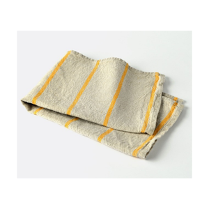 Serviettes à vaisselle brodées à carreaux jaunes en coton de luxe 50x70cm Anti-rides résistant à la décoloration Durable Essentials de cuisine durable - Product Image 3