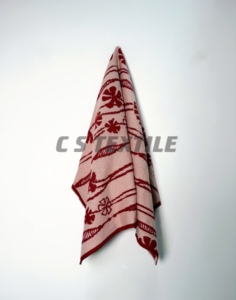 100% Fairtrade Coton Biologique Tricoté Réversible Imprimé Floral Serviette De Cuisine Antimicrobien À Séchage Rapide Jetable - Product Image 2