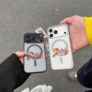 Nueva Funda Magnética para Teléfono con Diseño de Dibujos Animados para 17 Pro Max, Sublimable, de TPU Suave, con Diseño de Flores Blancas, Unisex - Product Image 3