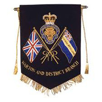 Drapeaux et bannières nationaux personnalisés, brodés à la main double face, à coudre, en toile carrée avec fil de soie
