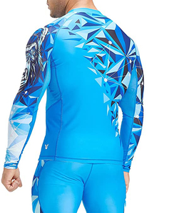 Conception personnalisée Mma Rash Guard Bjj Rashguard à manches longues Fabricants OEM Rashguard avec votre logo - Product Image 5