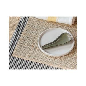 Reliable <b>Green</b> Leaves Embroidered Double Side Tasselled 100% Organic Cotton Precise Customized Pattern Factory Direct <b>Table</b> <b>Mats</b> - Product Image 3