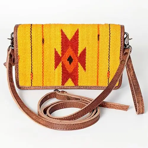 Новая инновационная кожаная сумка в Западном ацтекском стиле, винтажная сумка через плечо, уникальные стеганые сумки из ацтекской кожи