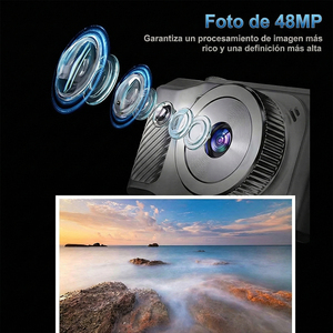 Fotocamera Digitale Tascabile per Bambini con Sensore di Immagine da 48 Megapixel, Video 1080p, Flash, Messa a Fuoco Fissa, Lettore MP3 e Funzione Selfie - Product Image 6