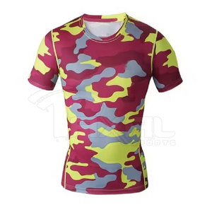 เสื้อแรชการ์ดสั่งทำพิเศษ ดีไซน์โดดเด่น ระบายอากาศได้ดี แห้งเร็ว เป็นมิตรต่อสิ่งแวดล้อม ผลิตอย่างมืออาชีพจากผ้าสแปนเด็กซ์/โพลีเอสเตอร์ - Product Image 1