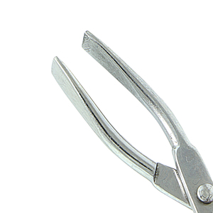 Pince à épiler professionnelle UBI UBI-430 3,2 pouces à pointe inclinée, lisse, pour cils et sourcils, en acier à haute teneur en carbone, outil de précision pour les poils - Product Image 4