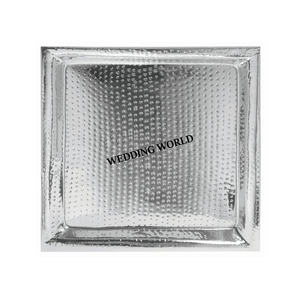 Bandeja cuadrada de chocolate martillado, diseño atractivo, plato de chocolate hecho a mano, bandeja de chocolate de nuevo diseñador más vendida - Product Image 1