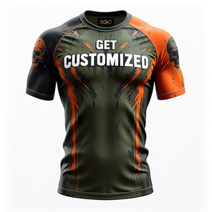 ชุดกิโมโน Jiu Jitsu ได้รับการออกแบบให้มีสมรรถนะที่พอดีและมีการระเหิดแบบเต็มตัวแขนสั้น - Product Image 1