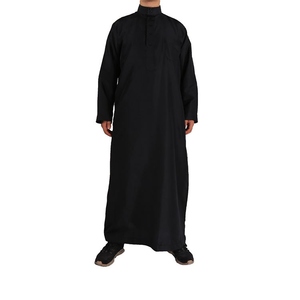 Exclusivo Thobe de Algodón Hecho a Mano para Hombre, Elegante Túnica Islámica Moderna, Abaya Premium a Medida con Capucha, Largo hasta el Tobillo, Personalizable - Product Image 1